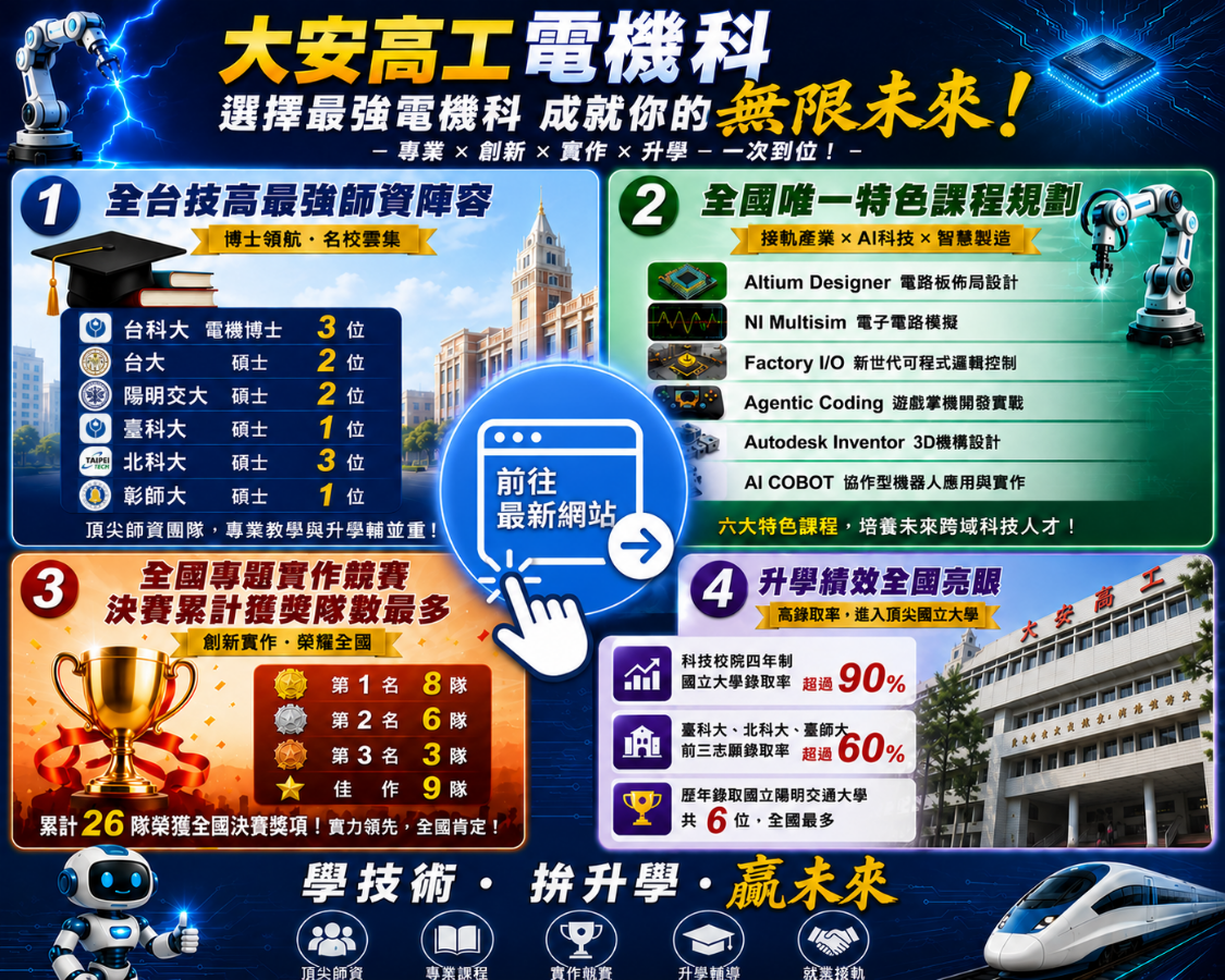 大安高工電機科最新網站連結